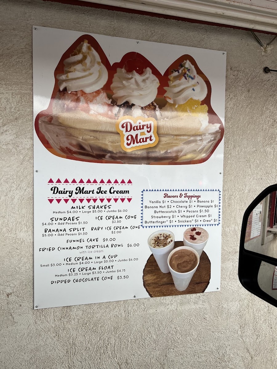 Dairy Mart Menu - Image 2