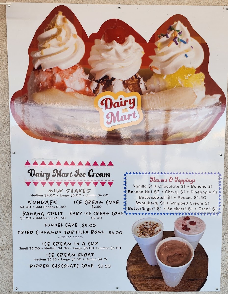 Dairy Mart Menu - Image 3